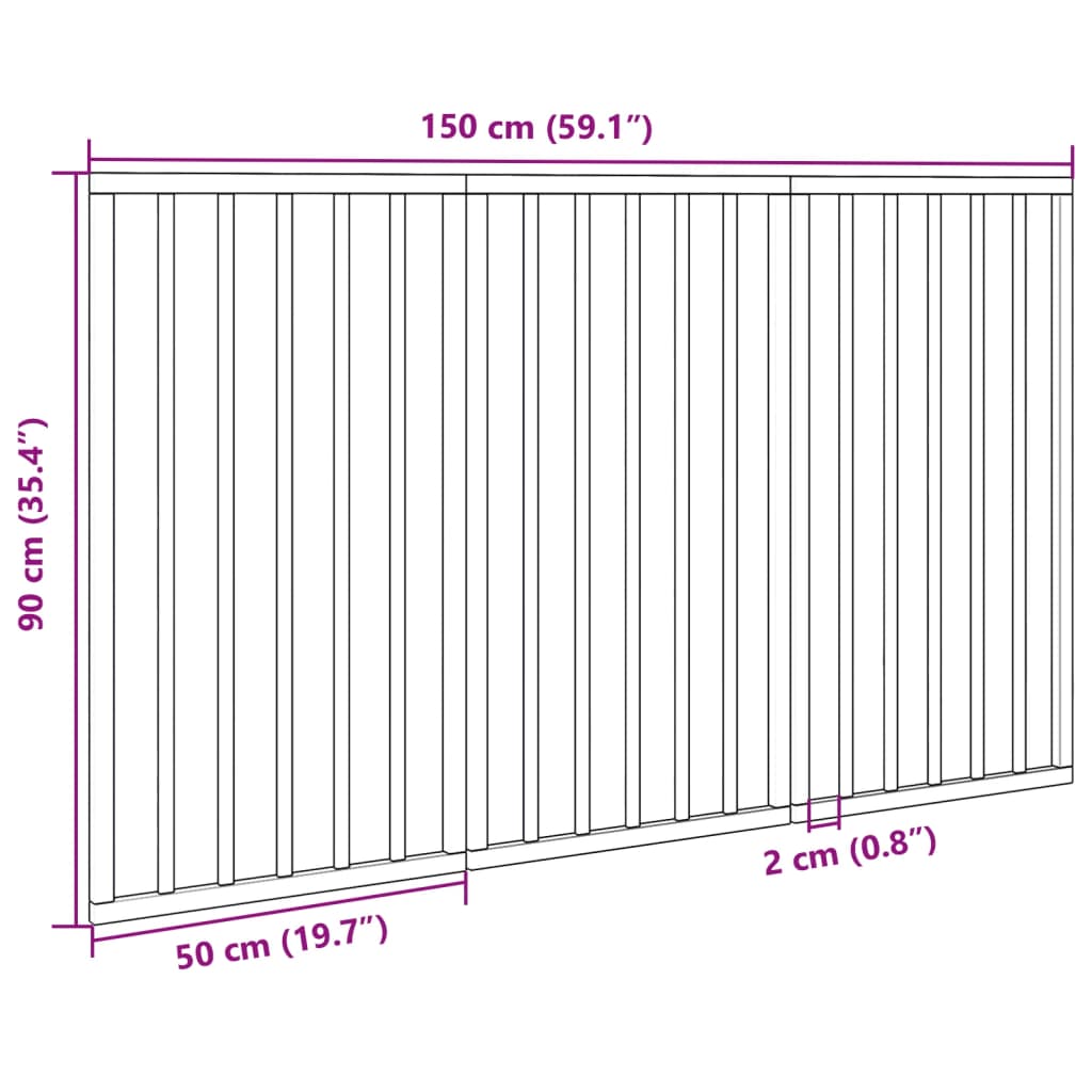 Brána pre psa skladacia 3 panely biela 150 cm topoľové drevo