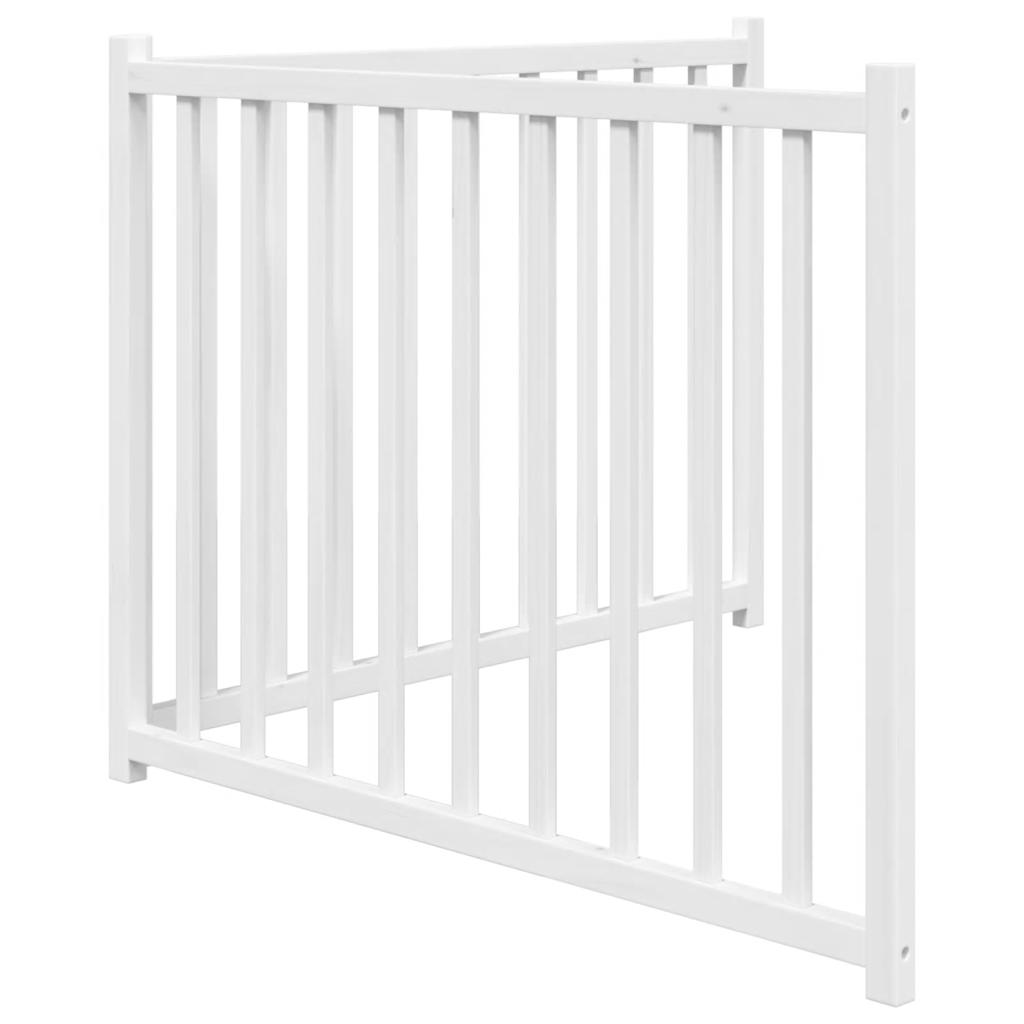 Brána pre psa skladacia 2 panely 160 cm masívne jedľové drevo