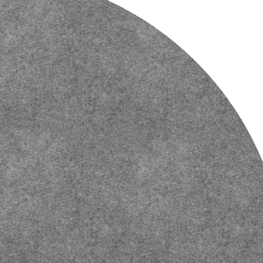 Podložka pod bazén svetlosivá Ø428 cm polyesterová geotextília