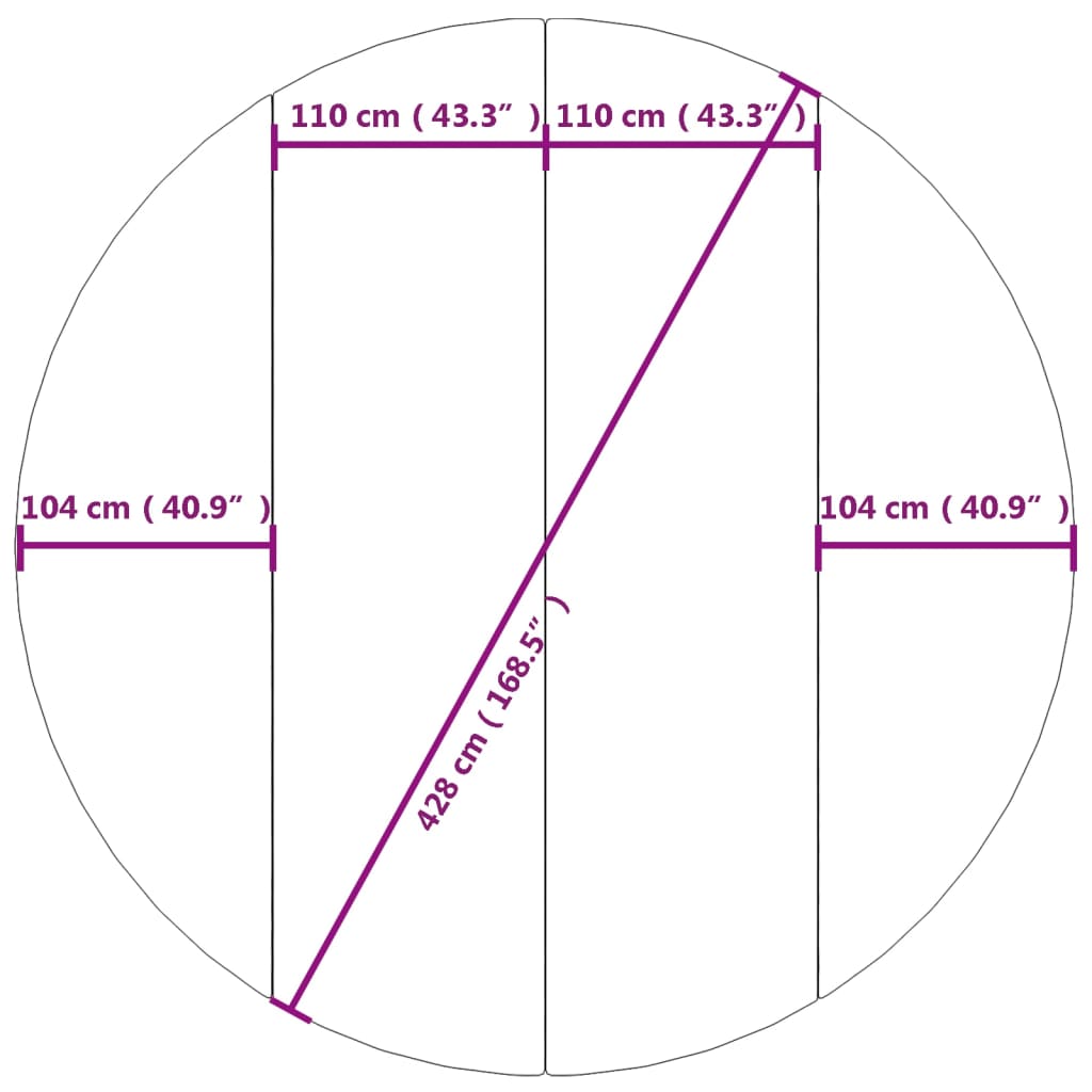 Podložka pod bazén svetlosivá Ø428 cm polyesterová geotextília