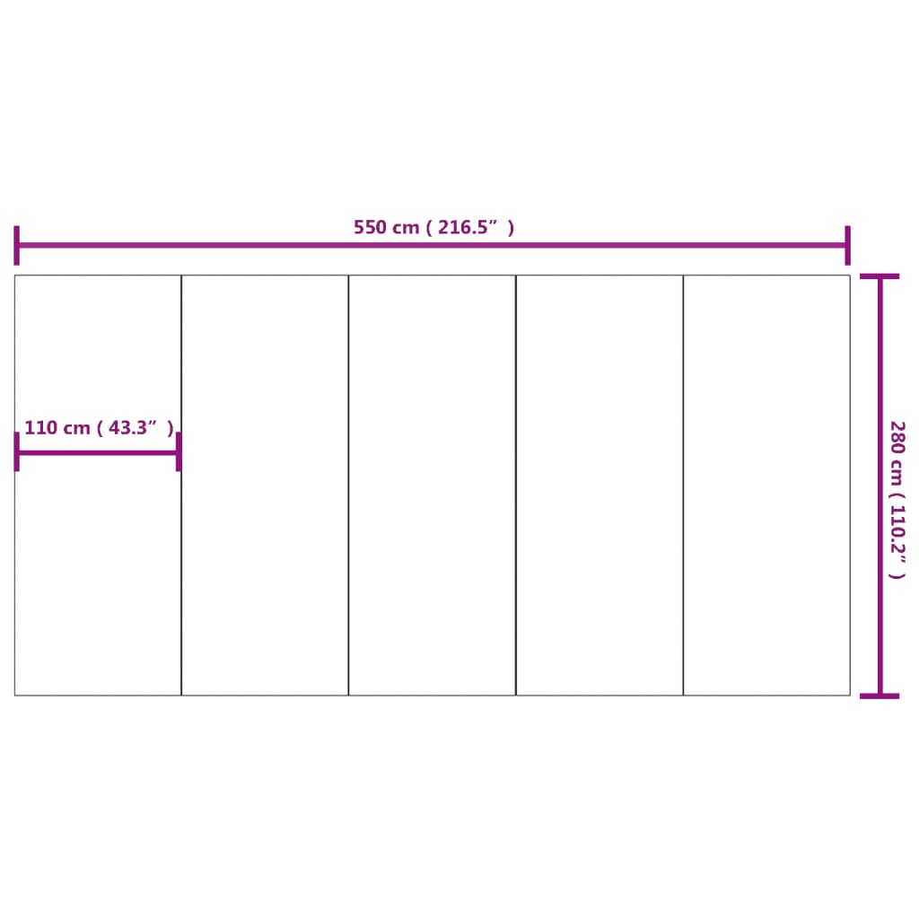 Tkanina pod bazén bledosivá 550x280 cm polyesterová geotextília
