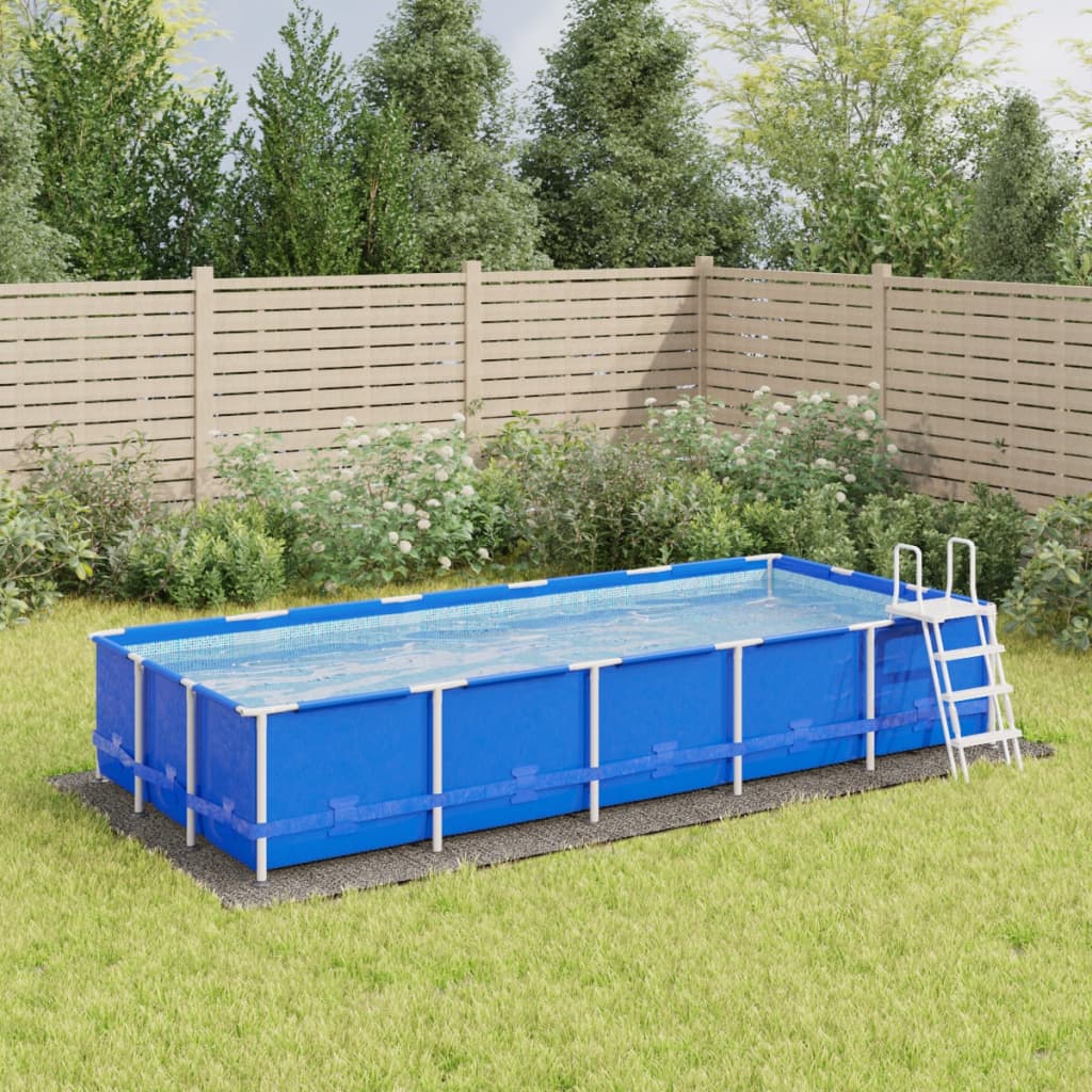 Tkanina pod bazén bledosivá 550x280 cm polyesterová geotextília