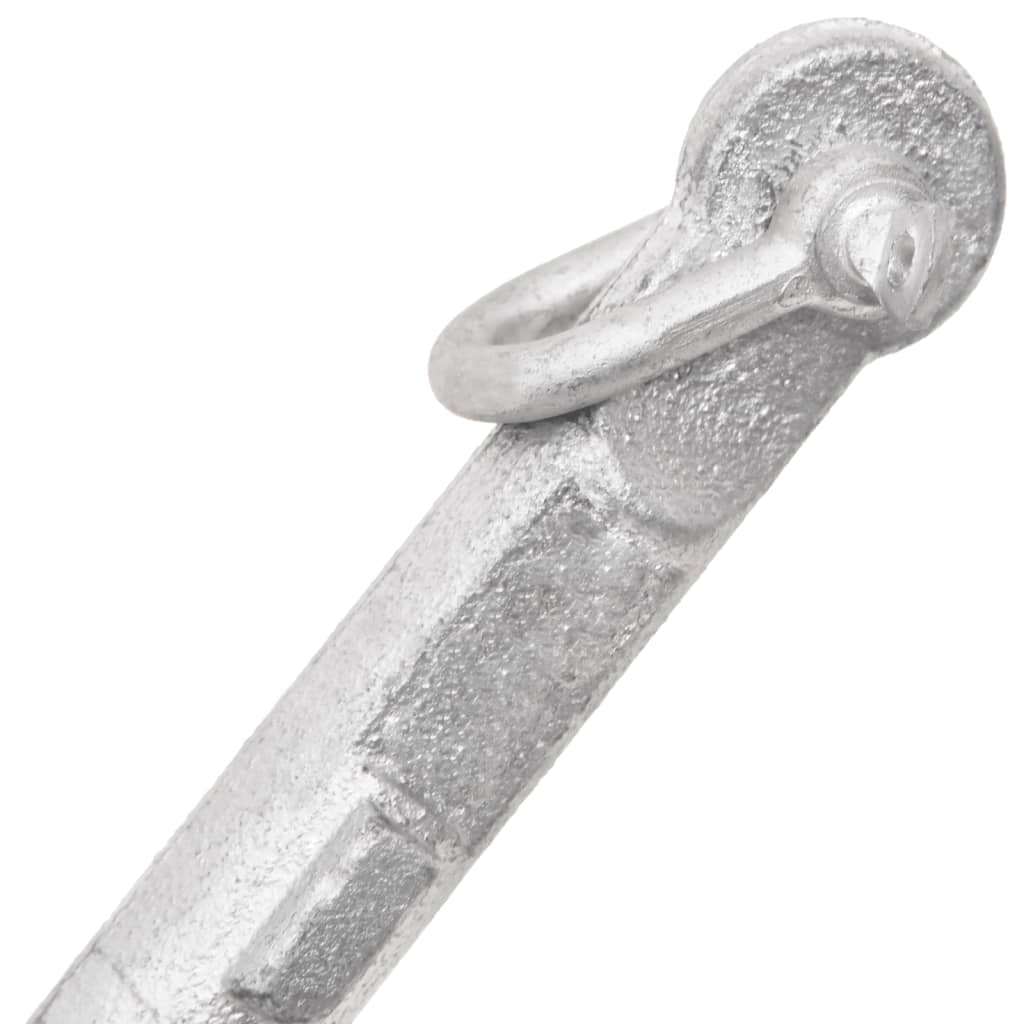 Skladacia kotva strieborná 0,7 kg žiarovo pozinkovaná liatina