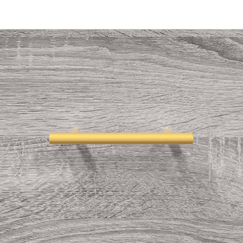 Nástenná skrinka sivá sonoma 100x36,5x35 cm kompozitné drevo