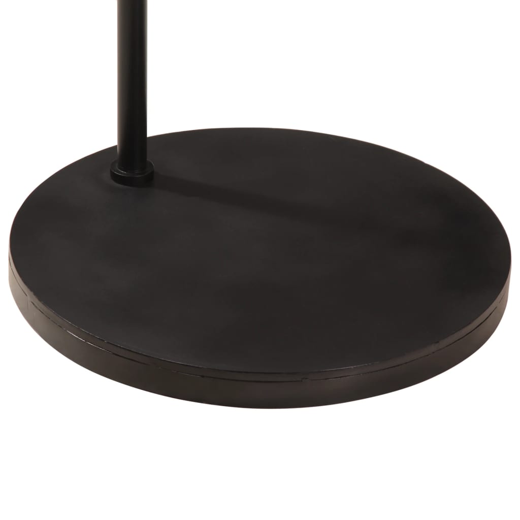 Podlahová lampa 25 W starožitná strieborná 150 cm E27