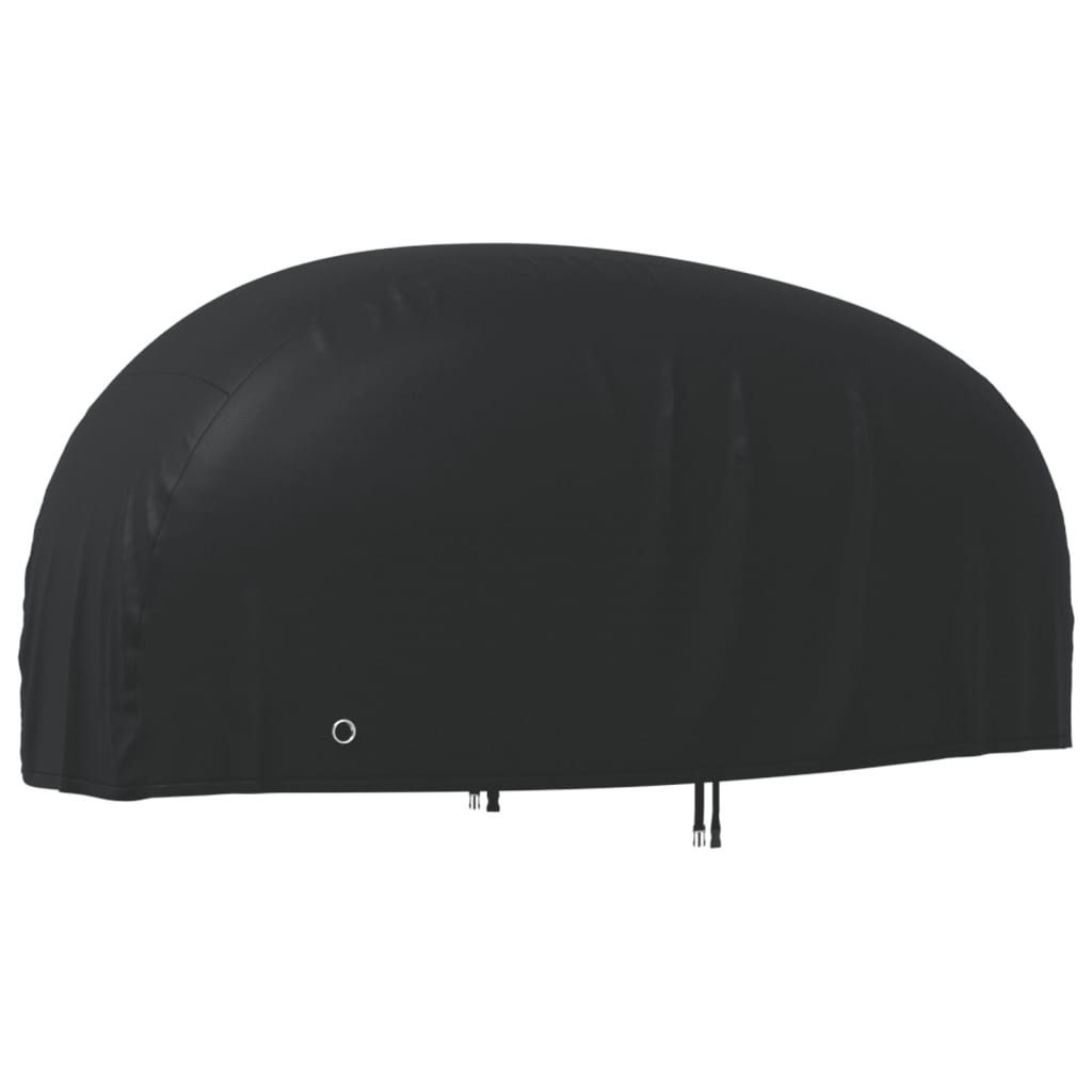 Kryt na motocykel čierny 220x95x110 cm 210D oxford