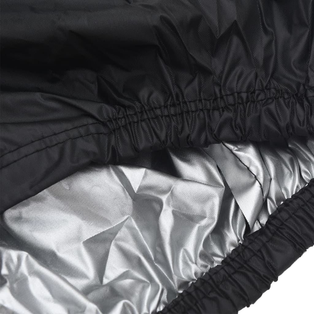 Kryt na motocykel čierny 265x105x125 cm 210D oxford