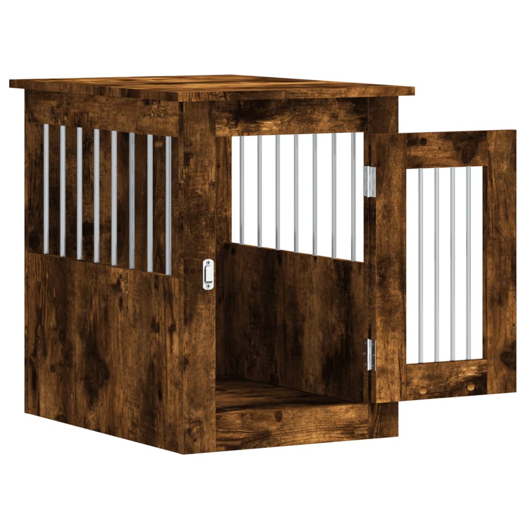 Nábytková prepravka pre psa dymový dub 45x62x59 cm kompoz.drevo