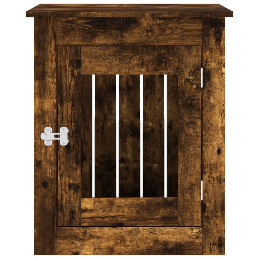 Nábytková prepravka pre psa dymový dub 55x75x65 cm kompoz.drevo