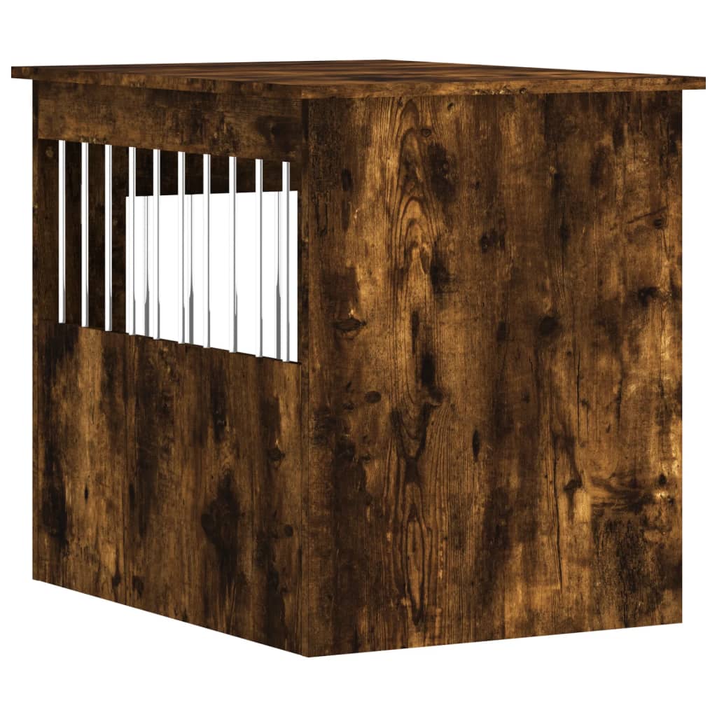 Nábytková prepravka pre psa dymový dub 55x75x65 cm kompoz.drevo