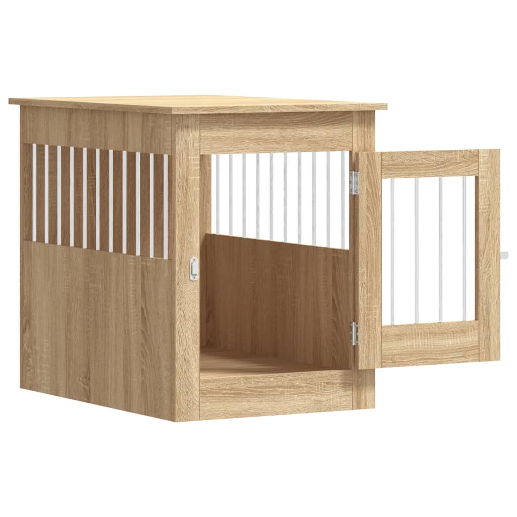 Nábytková prepravka pre psa dub sonoma 55x80x68 cm kompoz.drevo