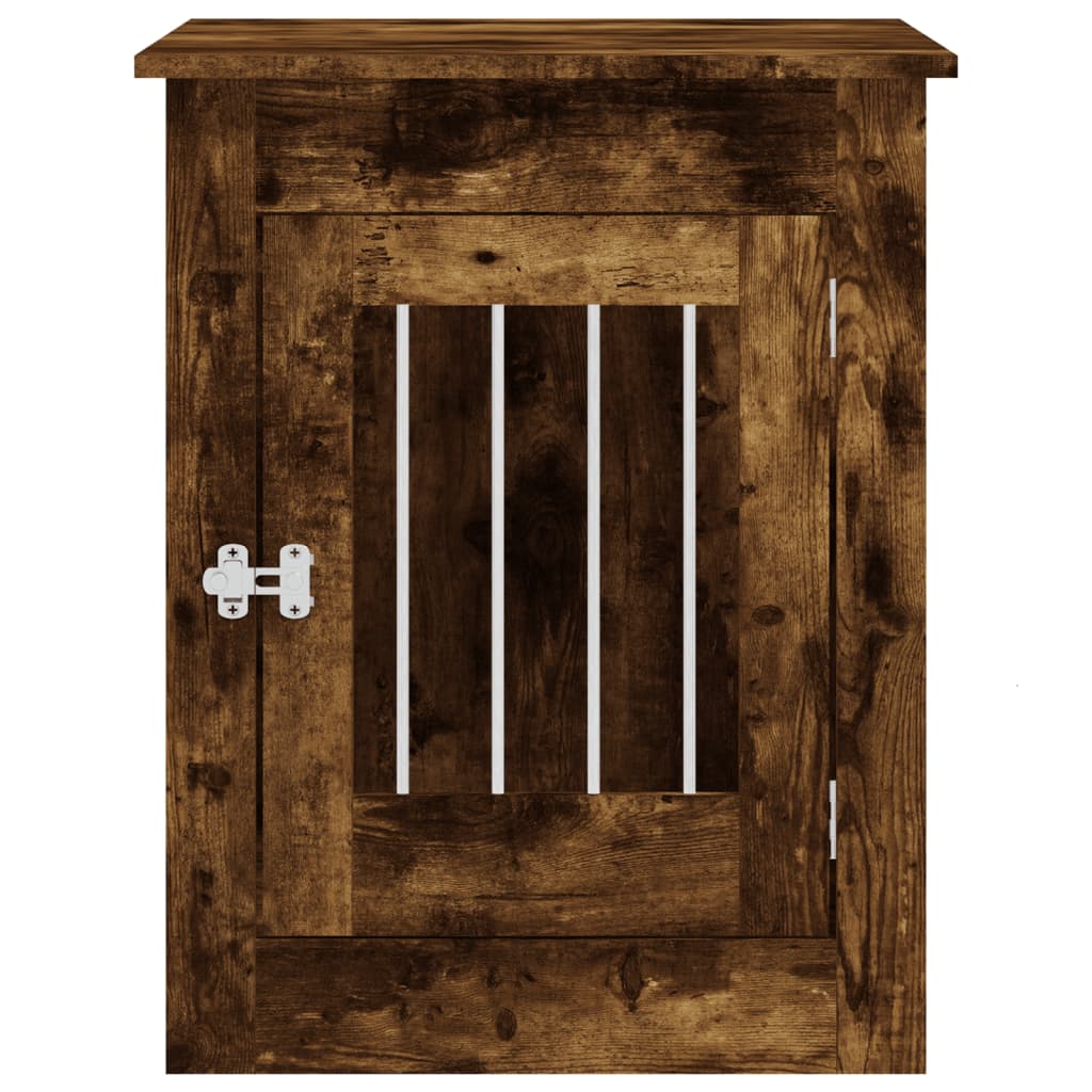 Nábytková prepravka pre psa dymový dub 55x80x68 cm kompoz.drevo