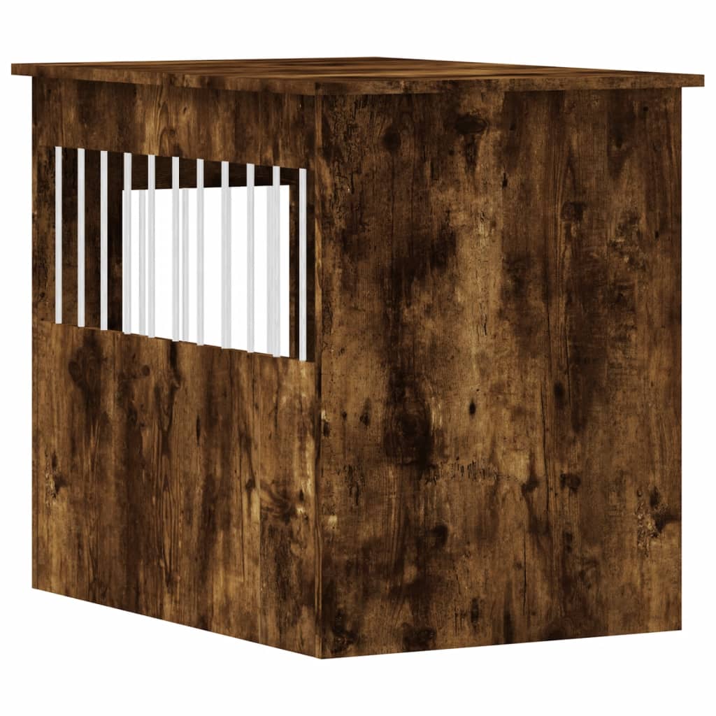 Nábytková prepravka pre psa dymový dub 55x80x68 cm kompoz.drevo