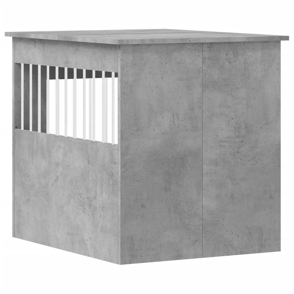 Nábytková prepravka pre psa betón. sivá 64,5x80x71cm komp.drevo