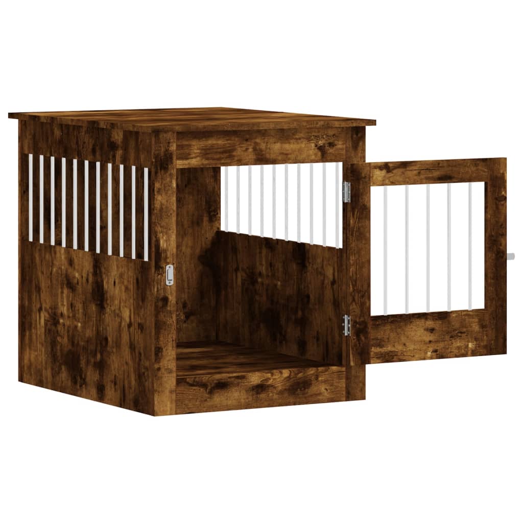 Nábytková prepravka pre psa dymový dub 64,5x80x71cm komp. drevo