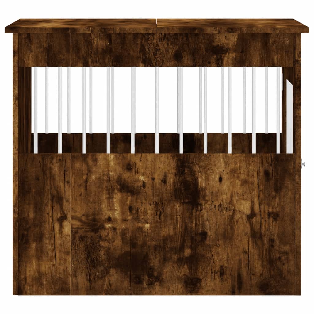 Nábytková prepravka pre psa dymový dub 64,5x80x71cm komp. drevo