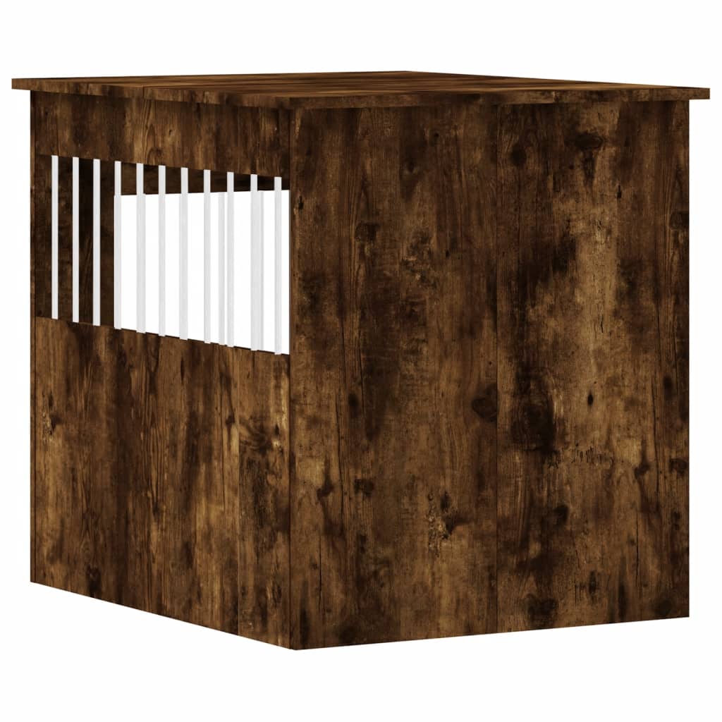 Nábytková prepravka pre psa dymový dub 64,5x80x71cm komp. drevo