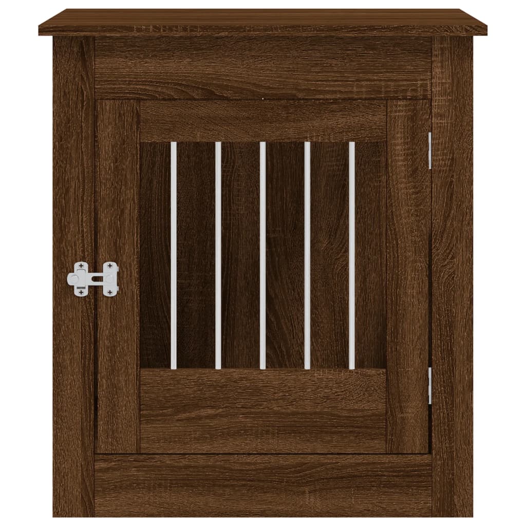 Nábytková prepravka pre psa hnedý dub 64,5x80x71 cm komp. drevo