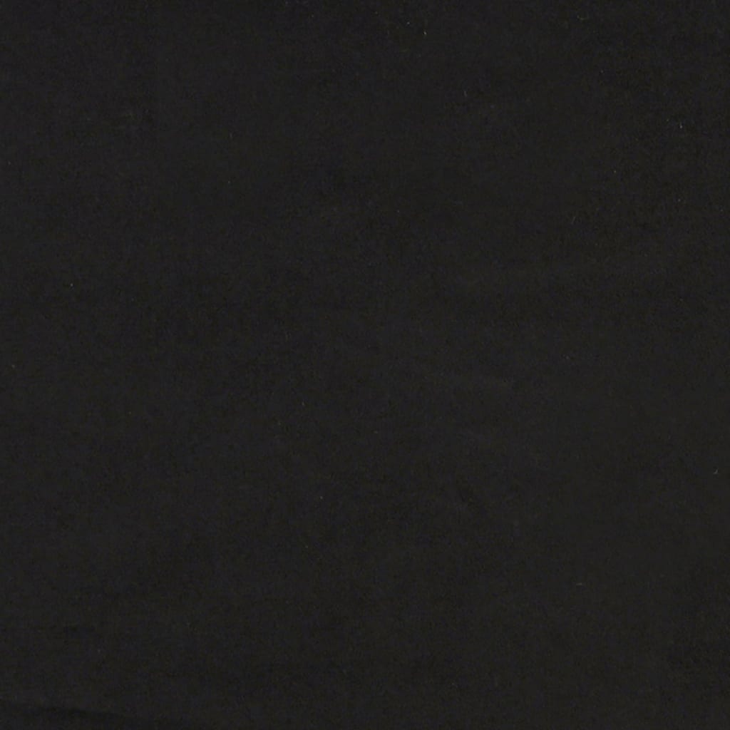 Posteľ bez matraca čierny 180x200 cm zamat