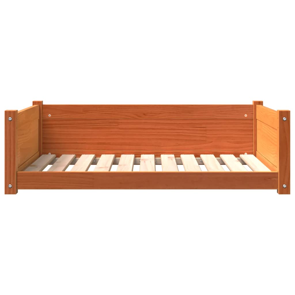 Pelech pre psa voskovohnedý 95,5x65,5x28 cm masívna borovica