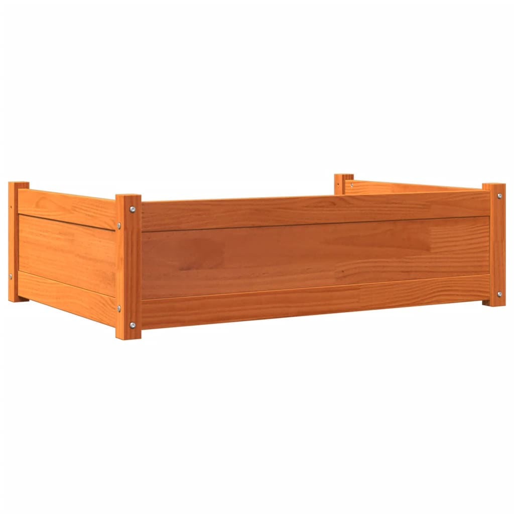 Pelech pre psa voskovohnedý 95,5x65,5x28 cm masívna borovica