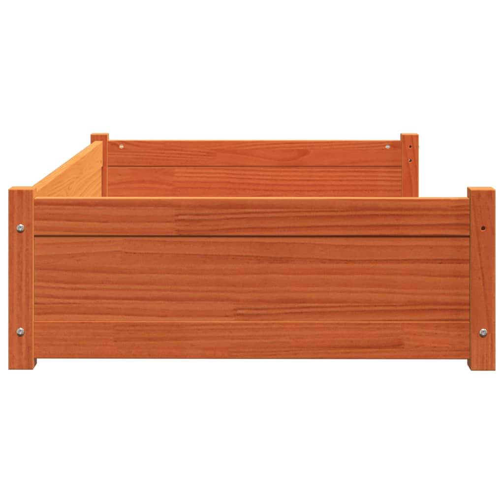 Pelech pre psa voskovohnedý 105,5x75,5x28 cm masívna borovica