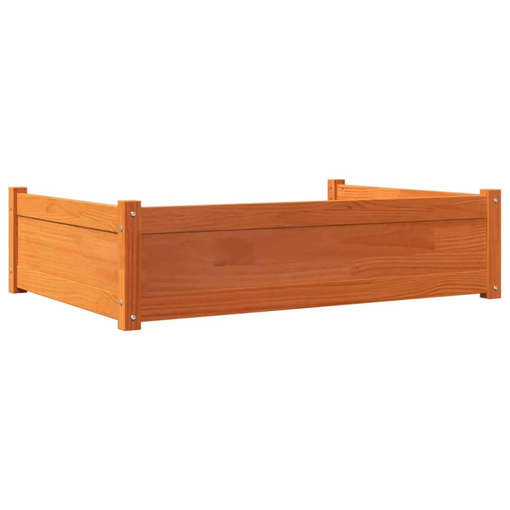 Pelech pre psa voskovohnedý 105,5x75,5x28 cm masívna borovica