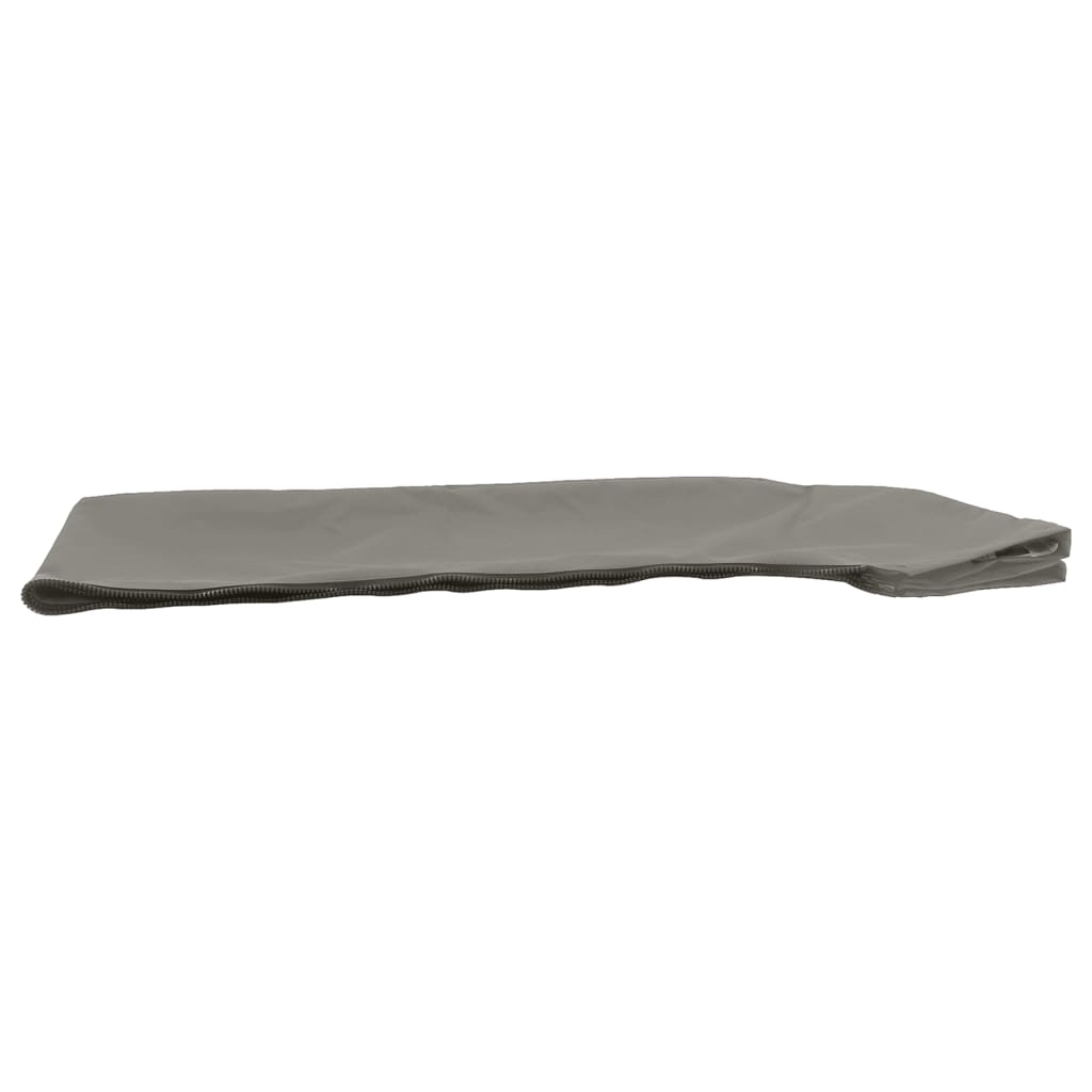 Strieška bimini s 3 oblúkmi sivá 183x196x137 cm