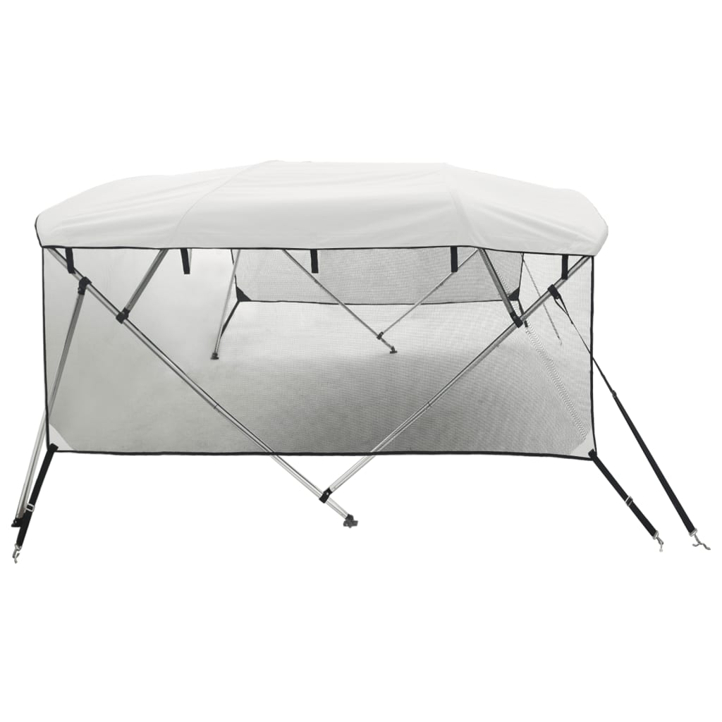 Strieška Bimini so 4 oblúkmi a stenami 243x(170-182)x137 cm