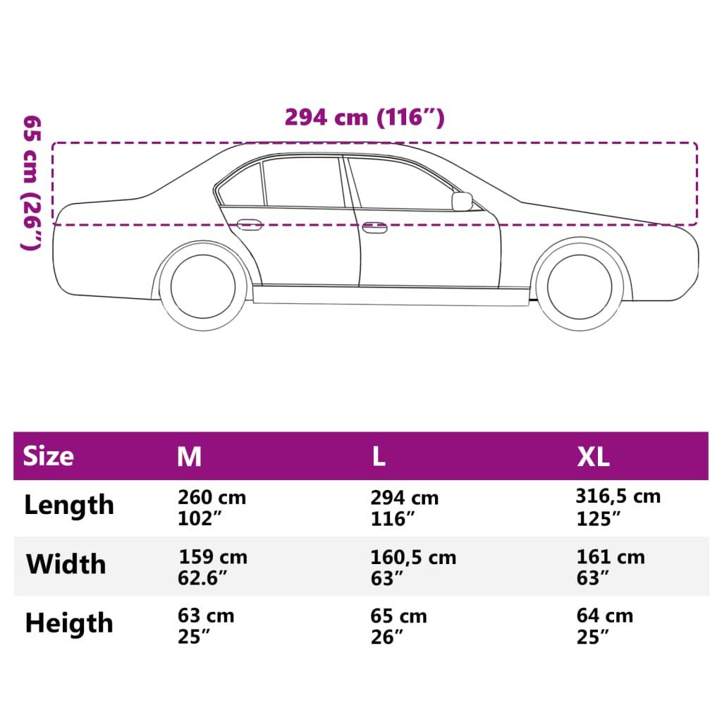 Polovičná plachta na auto s háčikmi strieborná XL