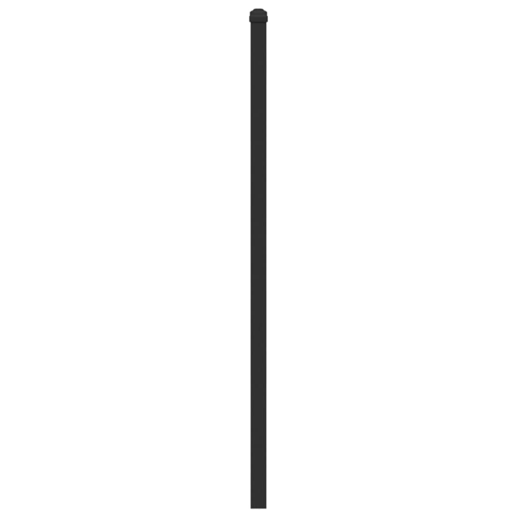 Čelo postele hnedý dub 80 cm kompozitné drevo a oceľ