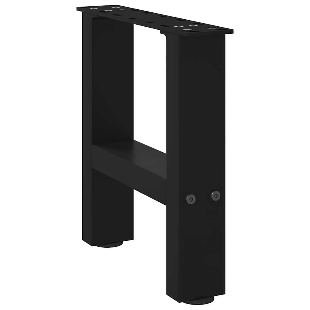 Stolové nohy na konferenčný stolík čierny 2 ks 40x(30-31) cm