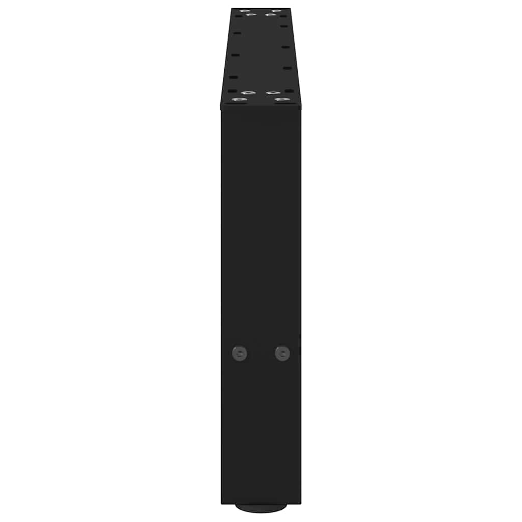 Stolové nohy na konferenčný stolík čierny 2 ks 60x(30-31) cm