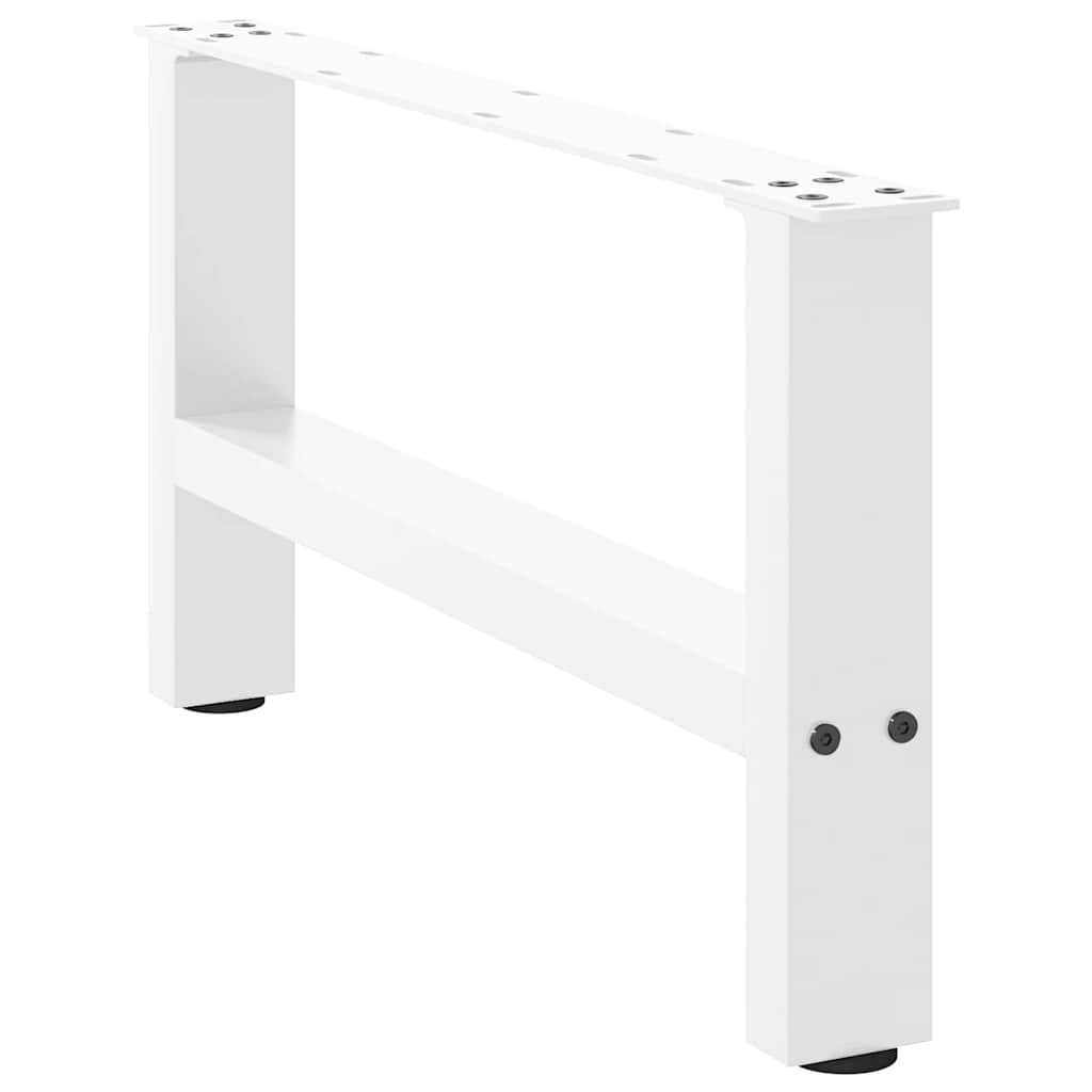 Stolové nohy na konferenčný stolík biele 2 ks 60x(30-31) cm
