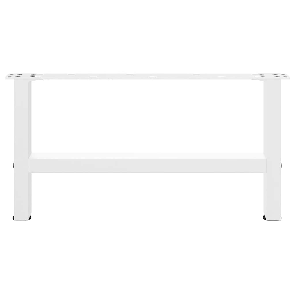 Stolové nohy na konferenčný stolík biele 2 ks 60x(30-31) cm