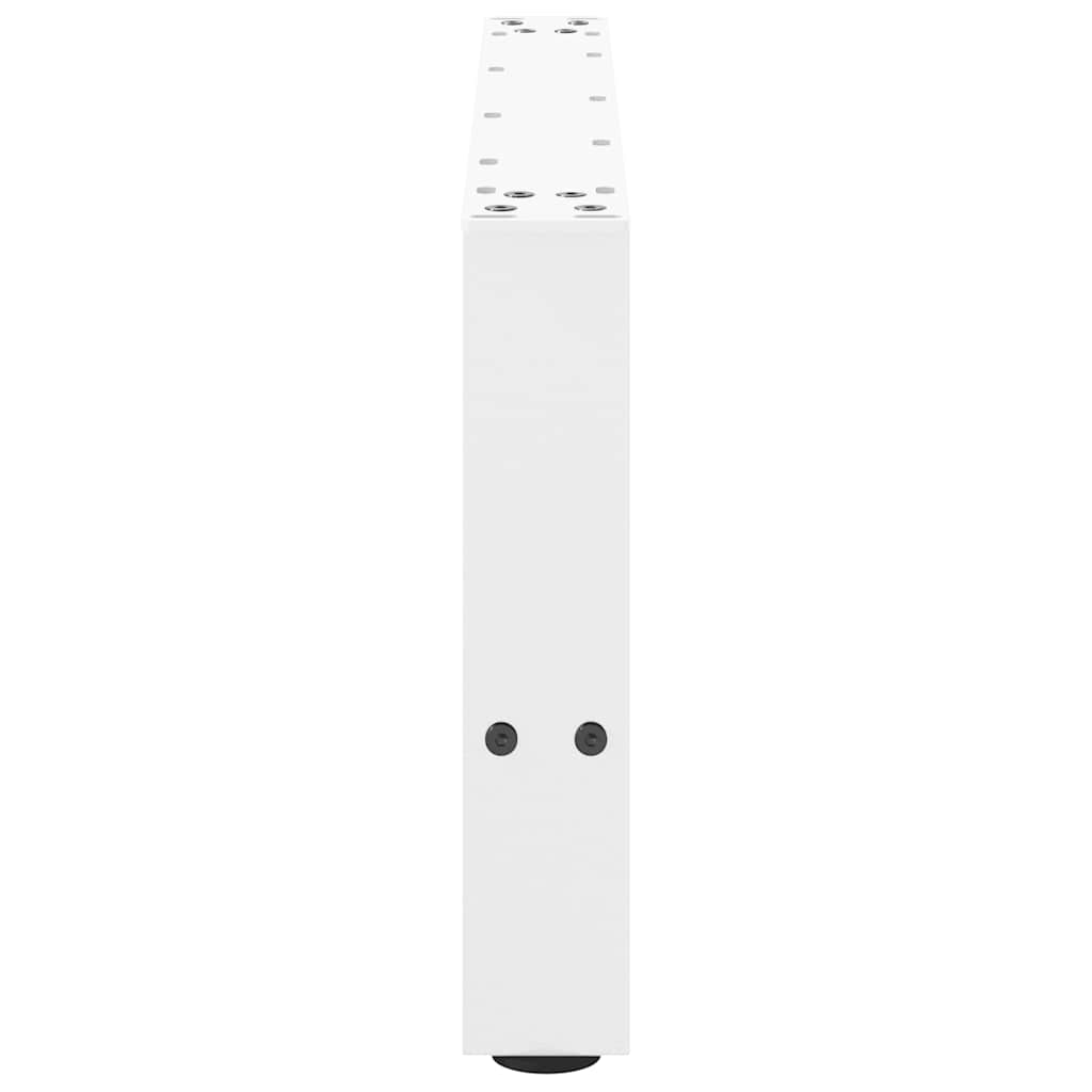 Stolové nohy na konferenčný stolík biele 2 ks 60x(30-31) cm