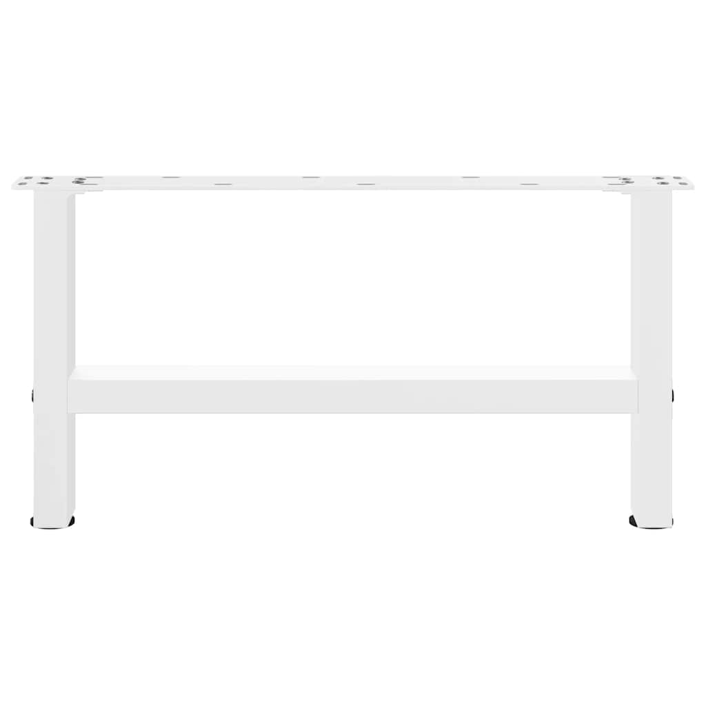 Stolové nohy na konferenčný stolík biele 2 ks 70x(30-31) cm