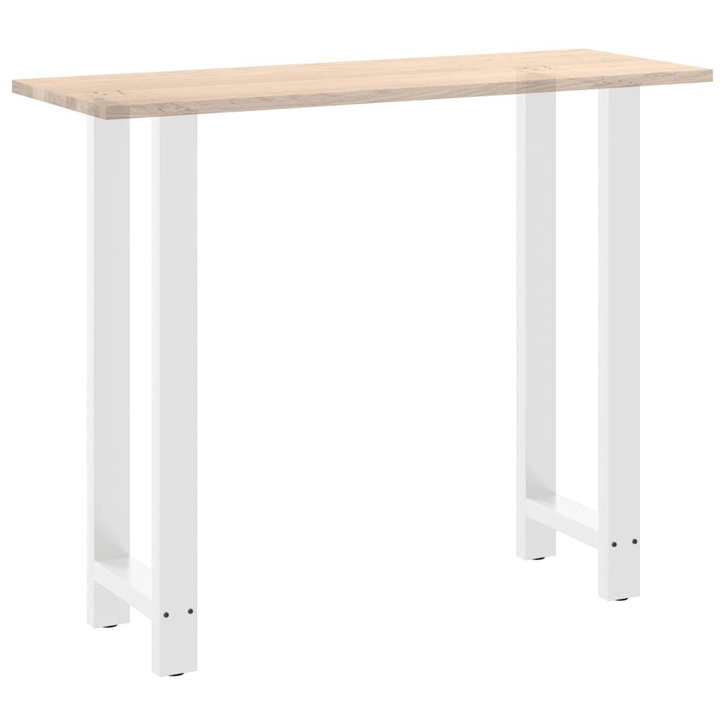Stolové nohy na konferenčný stolík biele 2 ks 40x(110-111) cm