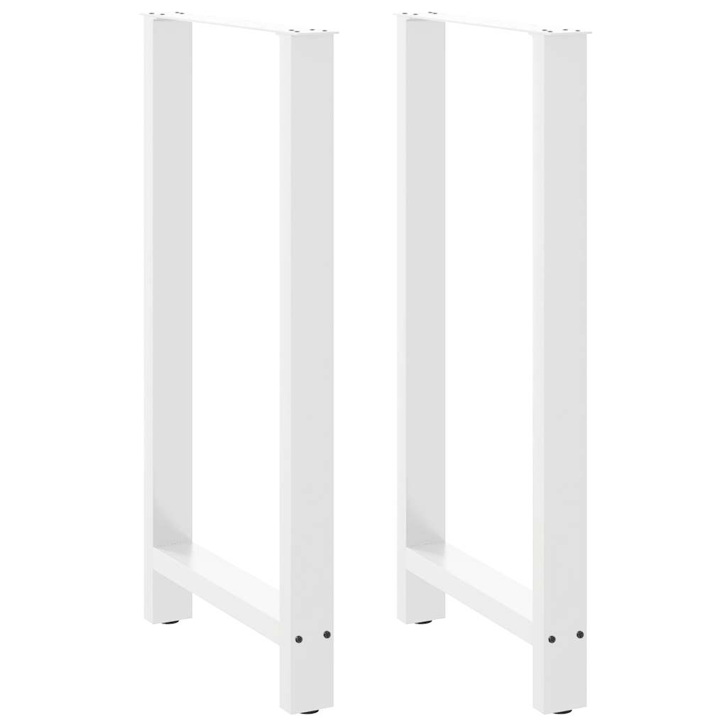 Stolové nohy na konferenčný stolík biele 2 ks 60x(110-111) cm
