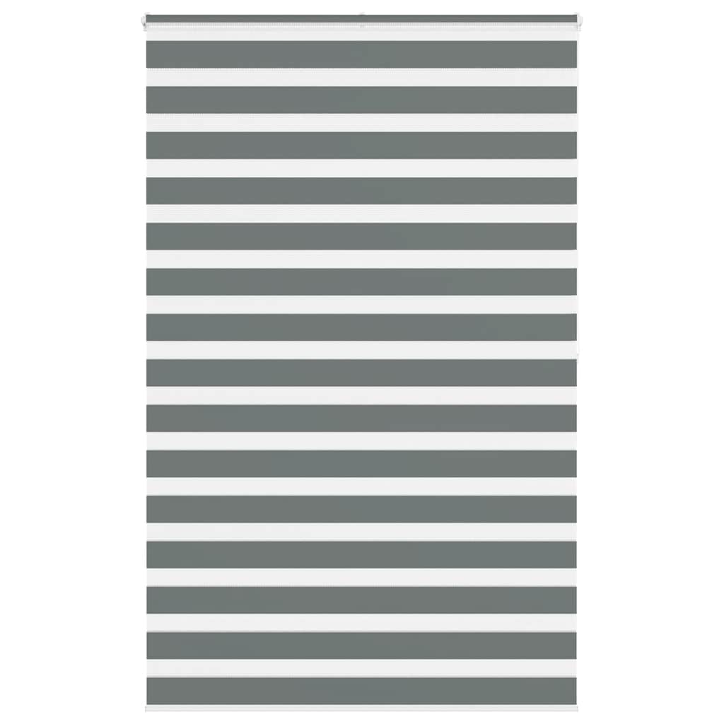 Zebra roleta tmavošedá 140x200 cm šírka látky 135,9cm polyester