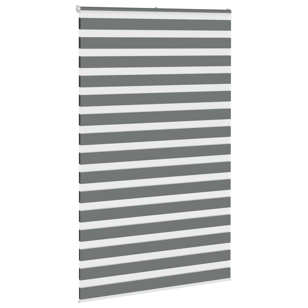 Zebra roleta tmavošedá 140x200 cm šírka látky 135,9cm polyester