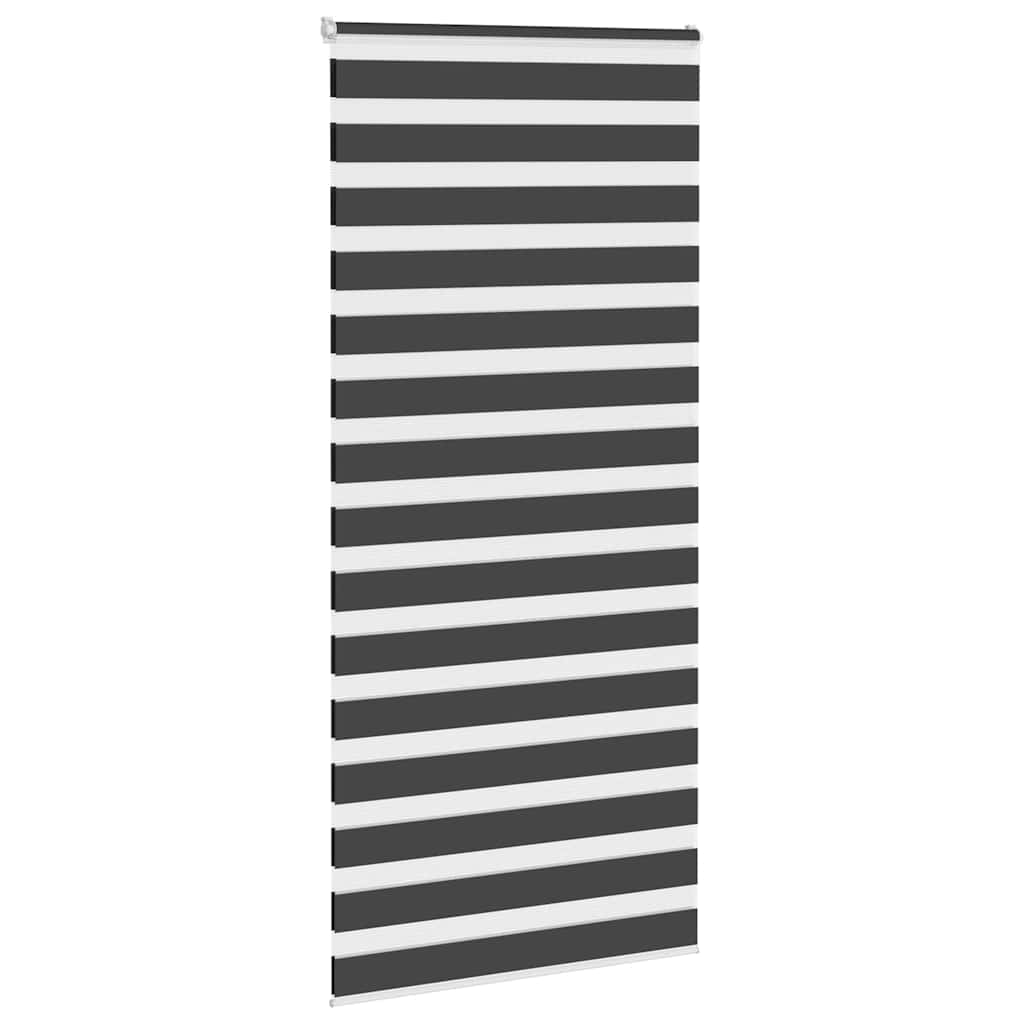 Zebra roleta čierna 95x200 cm šírka látky 90,9 cm polyester