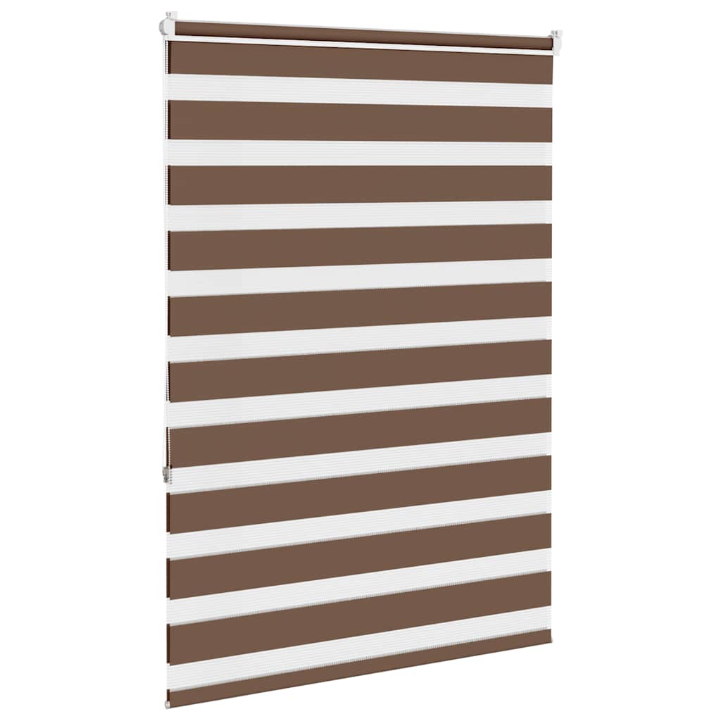 Zebra roleta hnedá 115x150 cm šírka látky 110,9cm polyester