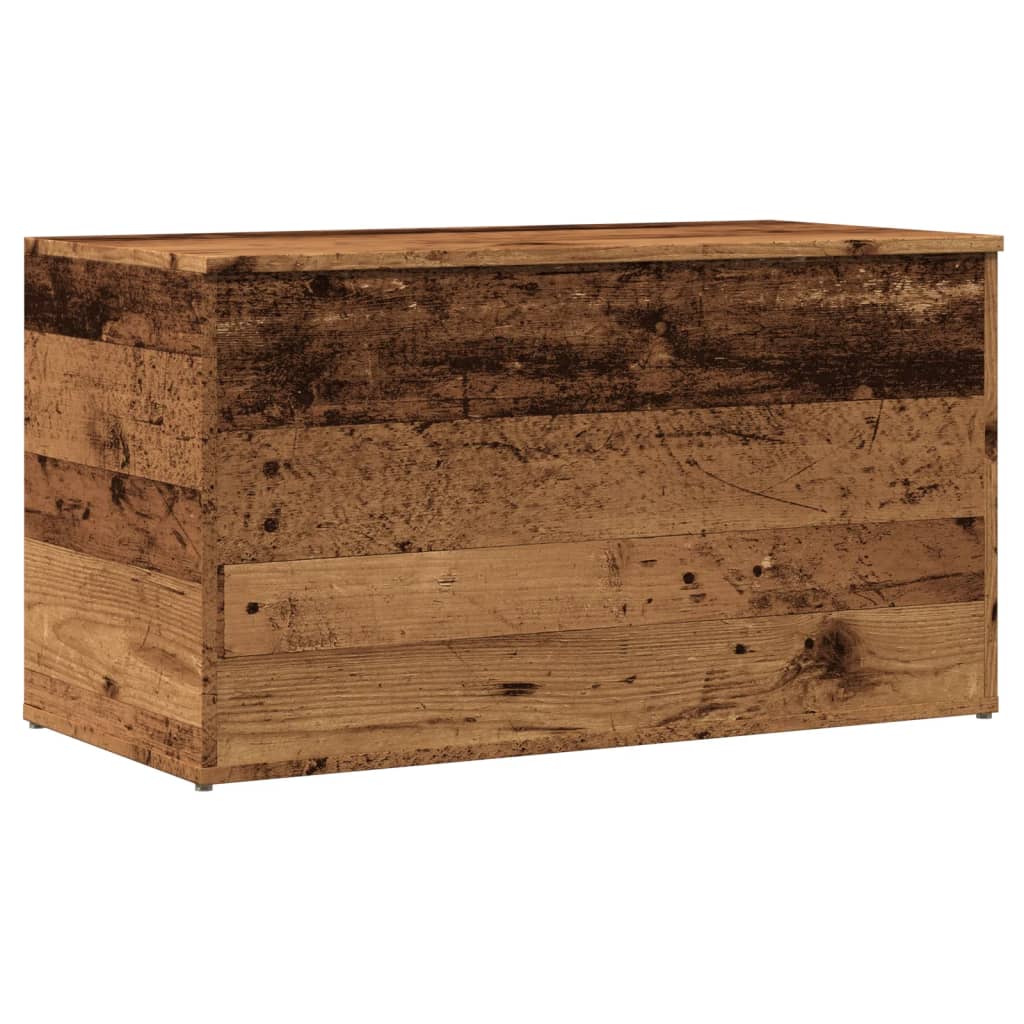 Úložná truhlica, staré drevo 84x42x46 cm, kompozitné drevo