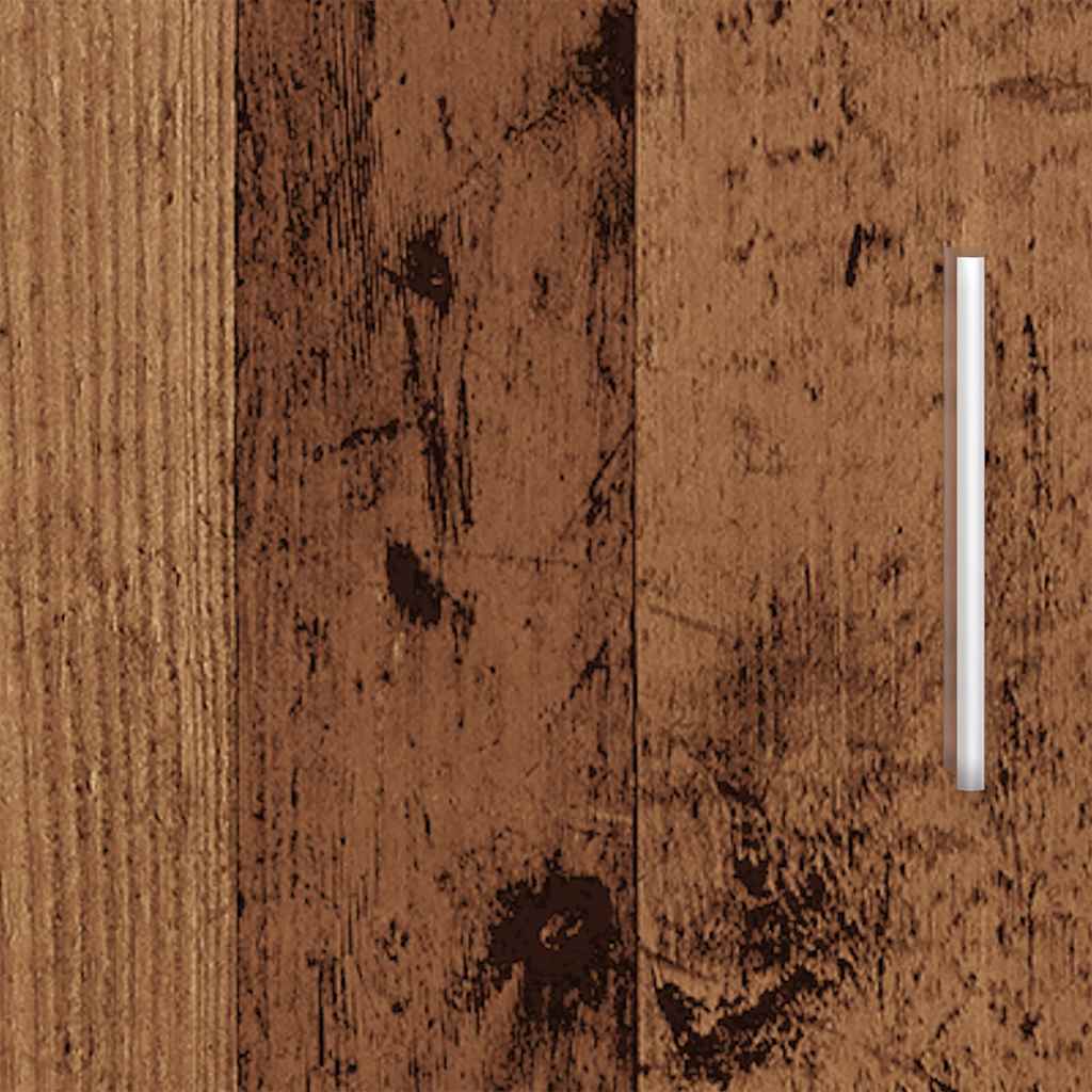 Stojan na akvárium staré drevo 101x41x58 cm kompozitné drevo