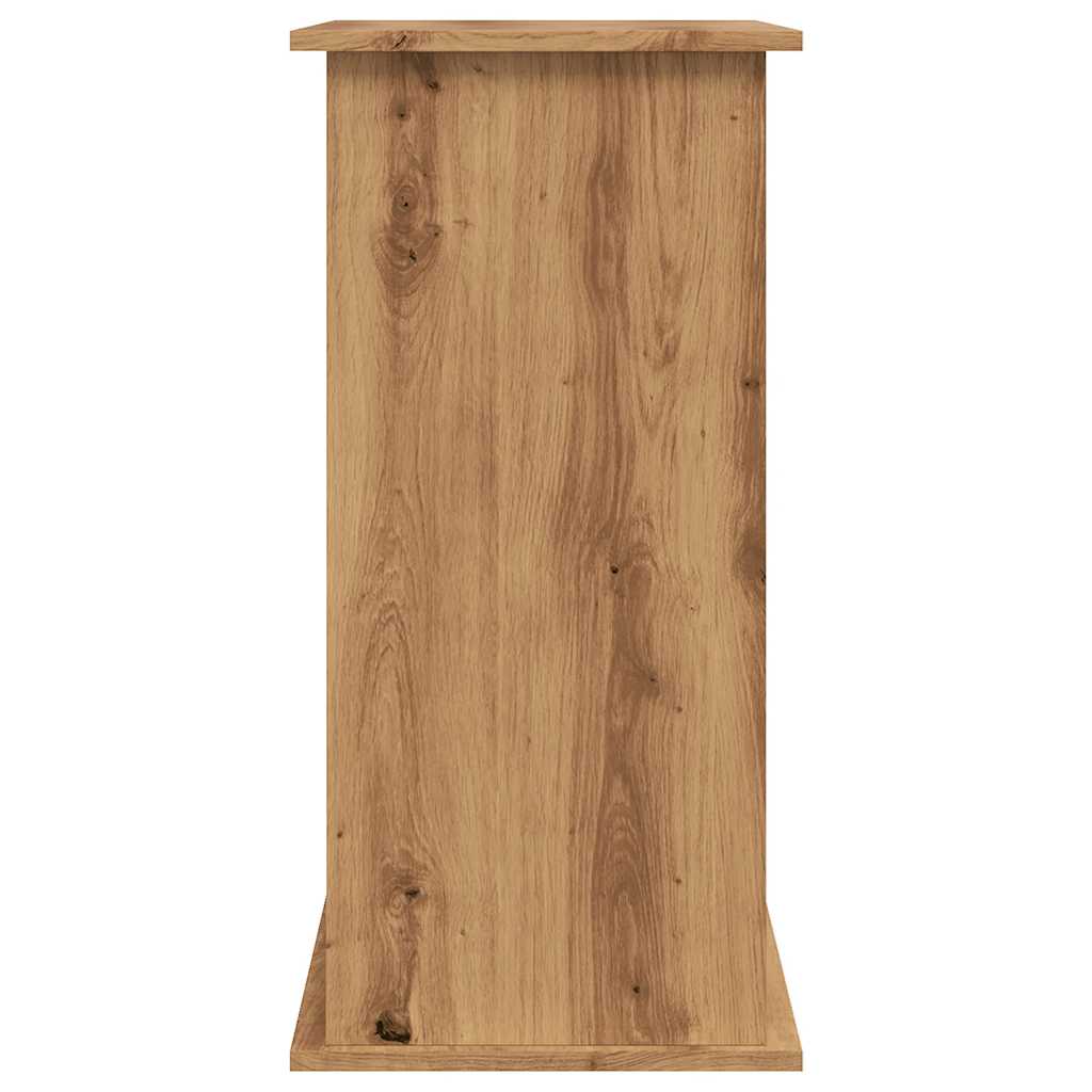 Stojan na akvárium dub artisan 81x36x73 cm kompozitné drevo