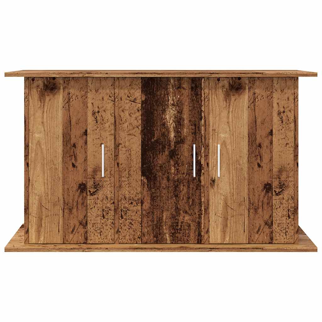 Stojan na akvárium staré drevo 101x41x58 cm kompozitné drevo