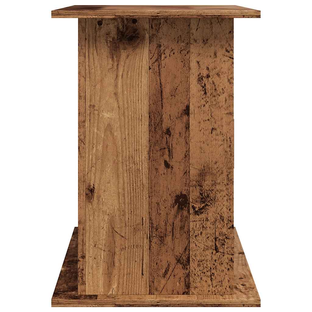 Stojan na akvárium staré drevo 101x41x58 cm kompozitné drevo