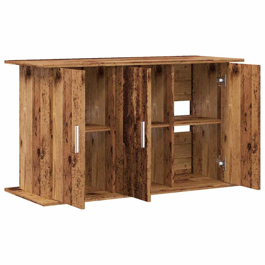 Stojan na akvárium staré drevo 101x41x58 cm kompozitné drevo