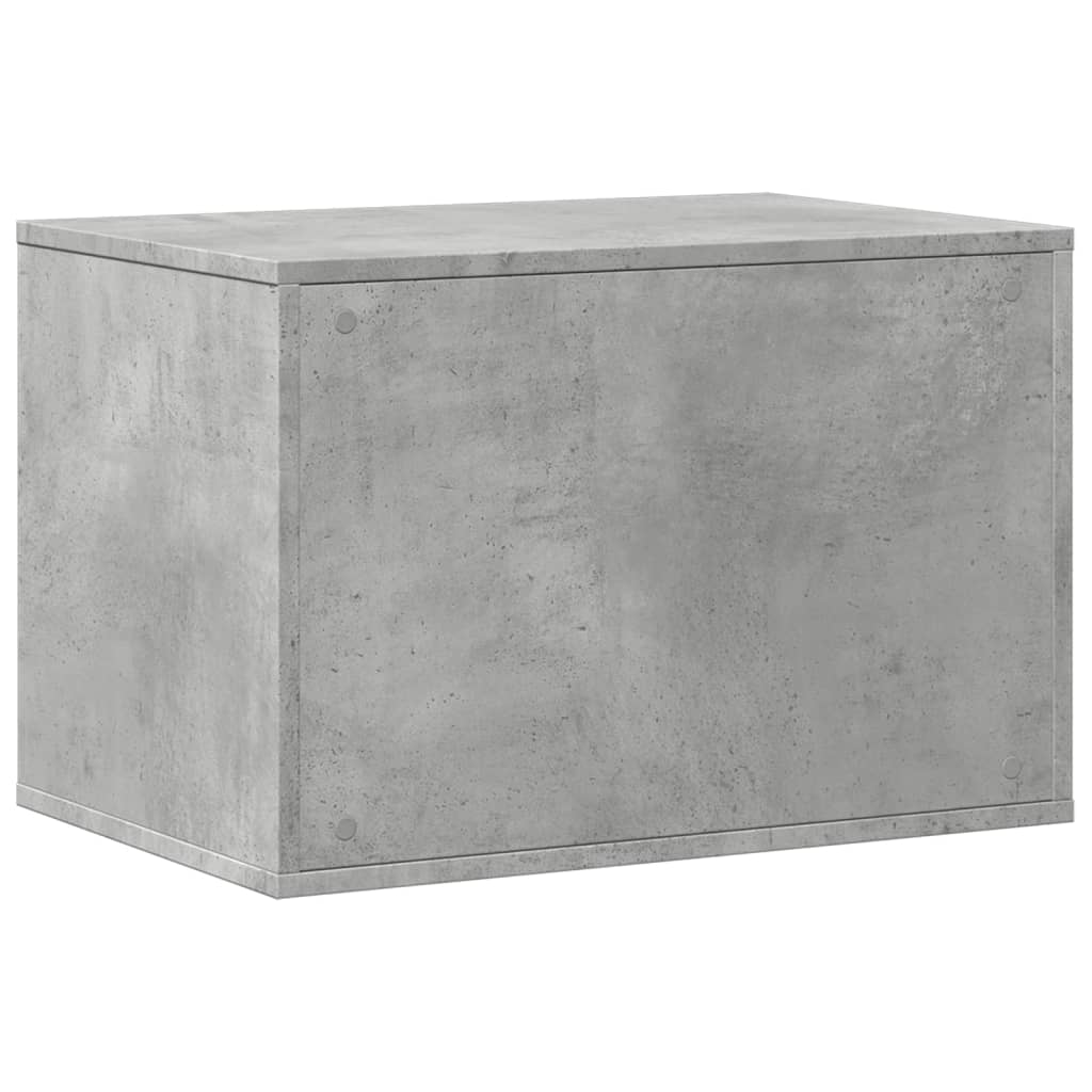 Uzavretý box na stelivo, betónový 60x40x40 cm, kompozitné drevo